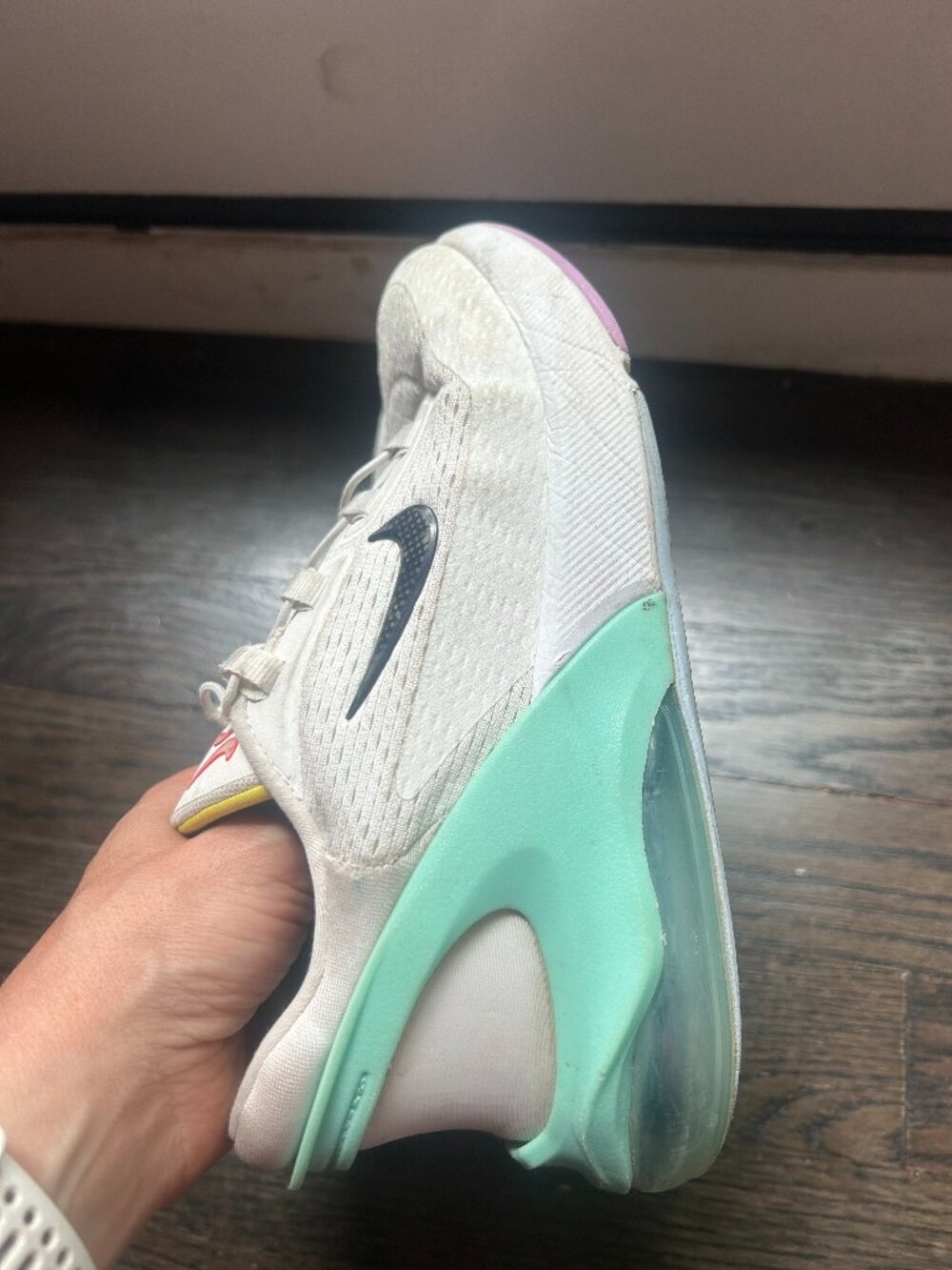 Nike Kids' Air Max 270 GO (GS) Shoes Summit White/obsidian Sz 7Y DV1968 105
